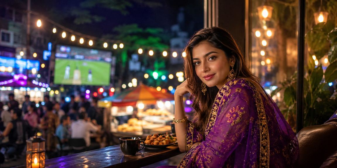 ঢাকা ক্রিকেট বেটিং রাতের বাজারের দৃশ্য