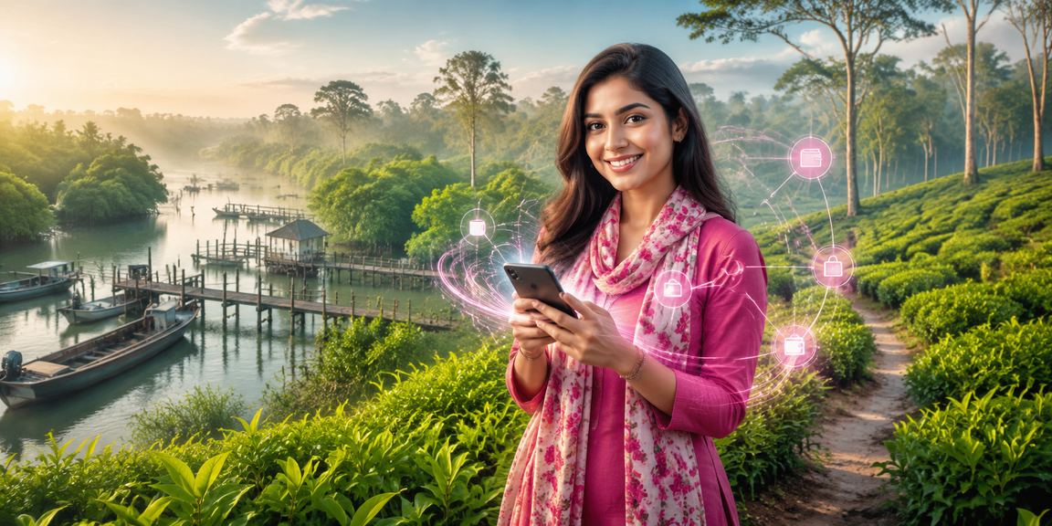 খুলনা মোবাইল পেমেন্ট টিয়া গার্ডেন দৃশ্য